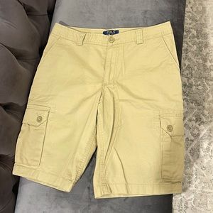 Polo Ralph Lauren Cargo Shorts - Junior’s size 18; equivalent to waist 28